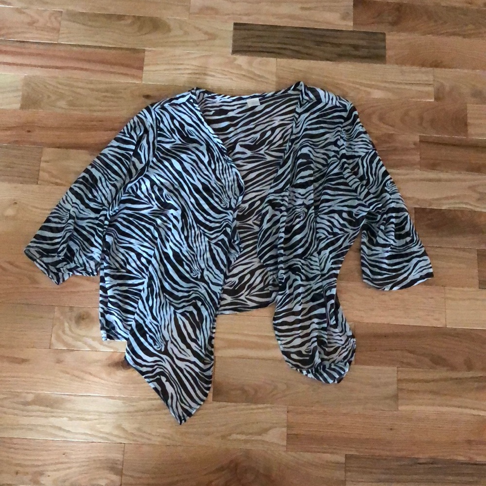 Zebra Cardigan